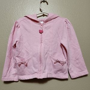 Pink Zip-up Hooded Jacket